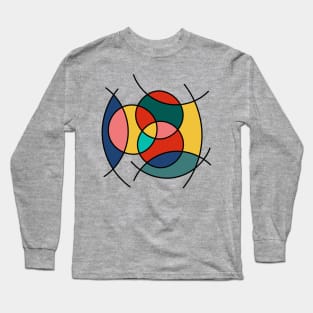 Surreal Shapes (Miro Inspired) Long Sleeve T-Shirt